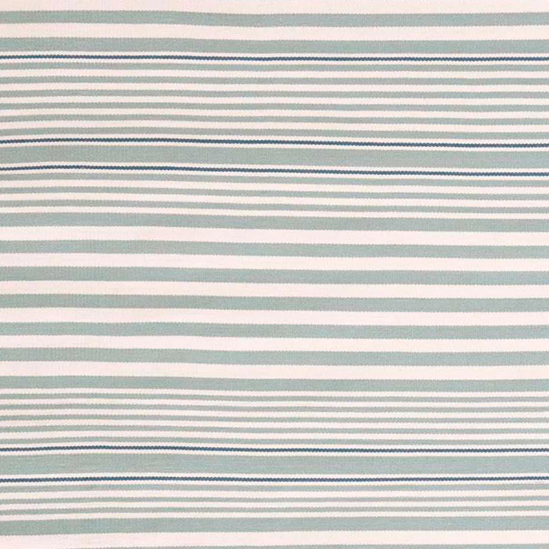 Rugby Stripe Light Blue Indoor/Outdoor Rug