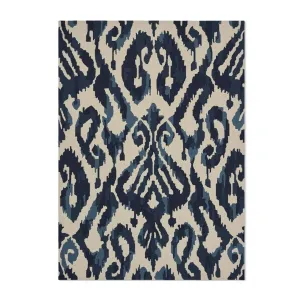 Sanderson 'Kasuri - Indigo' Indoor & Outdoor Rug