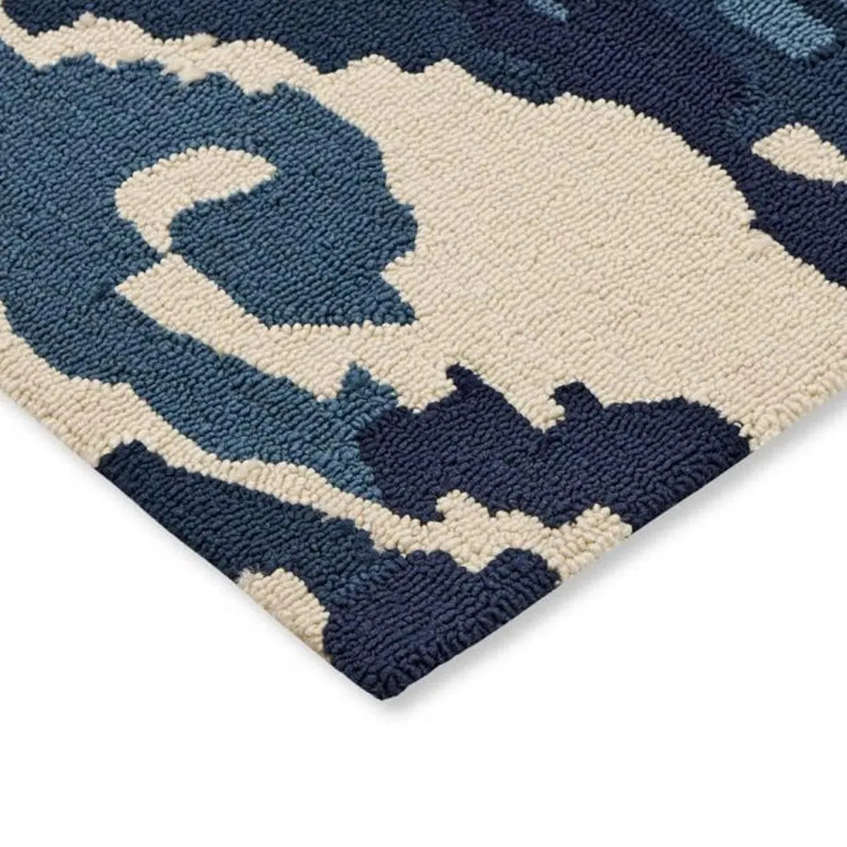 Sanderson 'Kasuri - Indigo' Indoor & Outdoor Rug