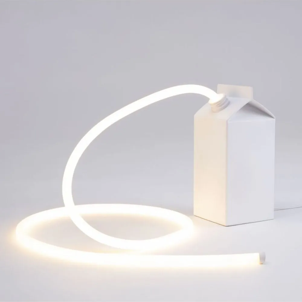 Seletti Daily Glow Milk portable LED table lamp