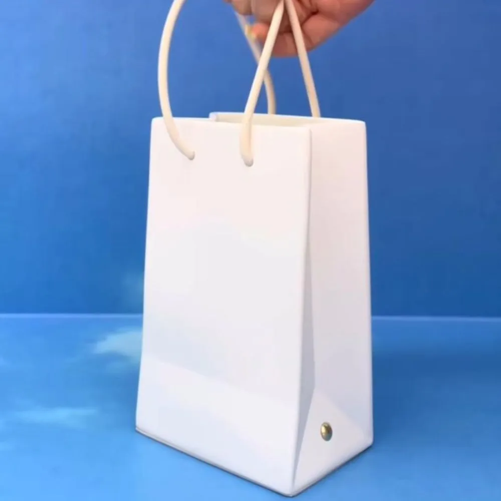 Seletti Daily Glow Shopper handbag portable LED table lamp