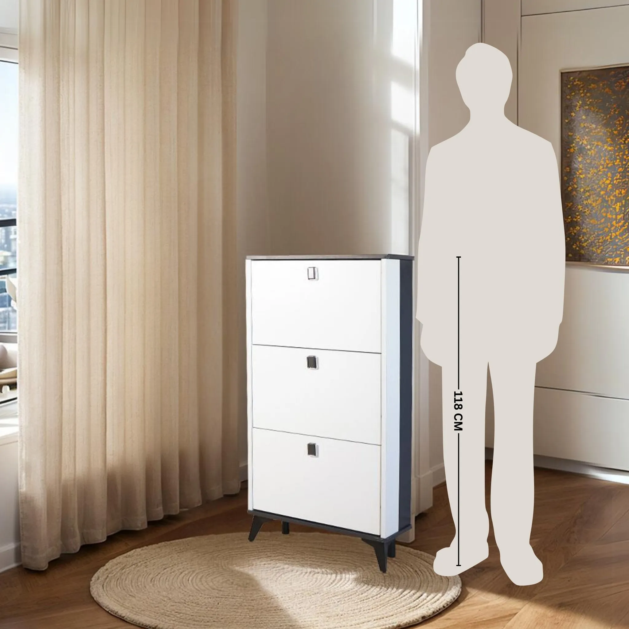 Slimline Shoe Cabinet