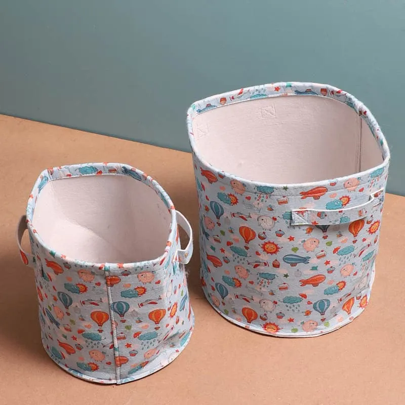 Space Manage Storage Basket - Set Of Two