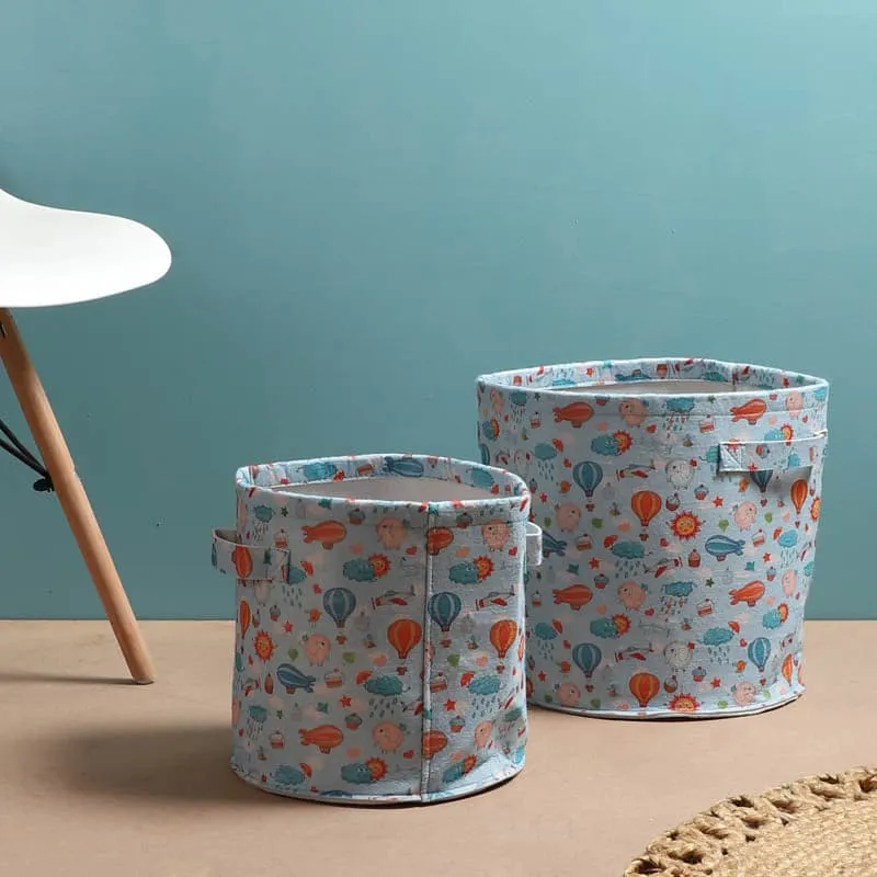 Space Manage Storage Basket - Set Of Two