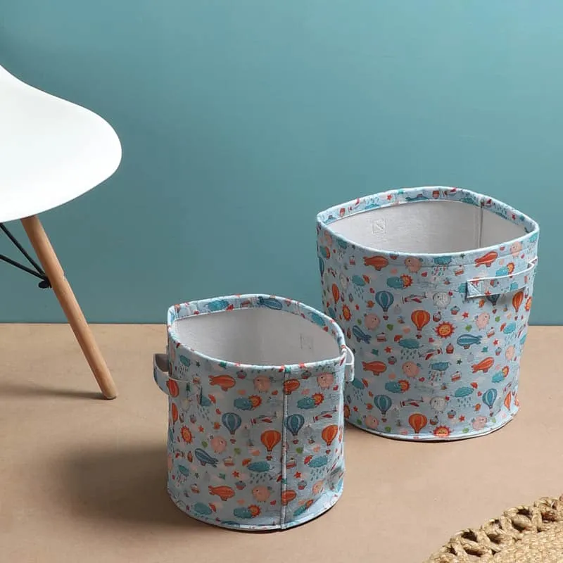 Space Manage Storage Basket - Set Of Two