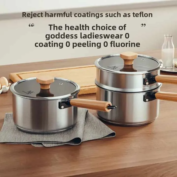 Stainless Steel Small Pot for Baby - الفولاذ المقاوم