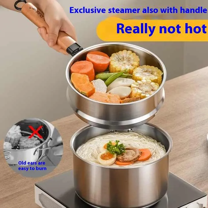 Stainless Steel Small Pot for Baby - الفولاذ المقاوم