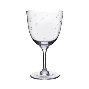 The Vintage List Wine Glasses - Stars Design, Set of 6