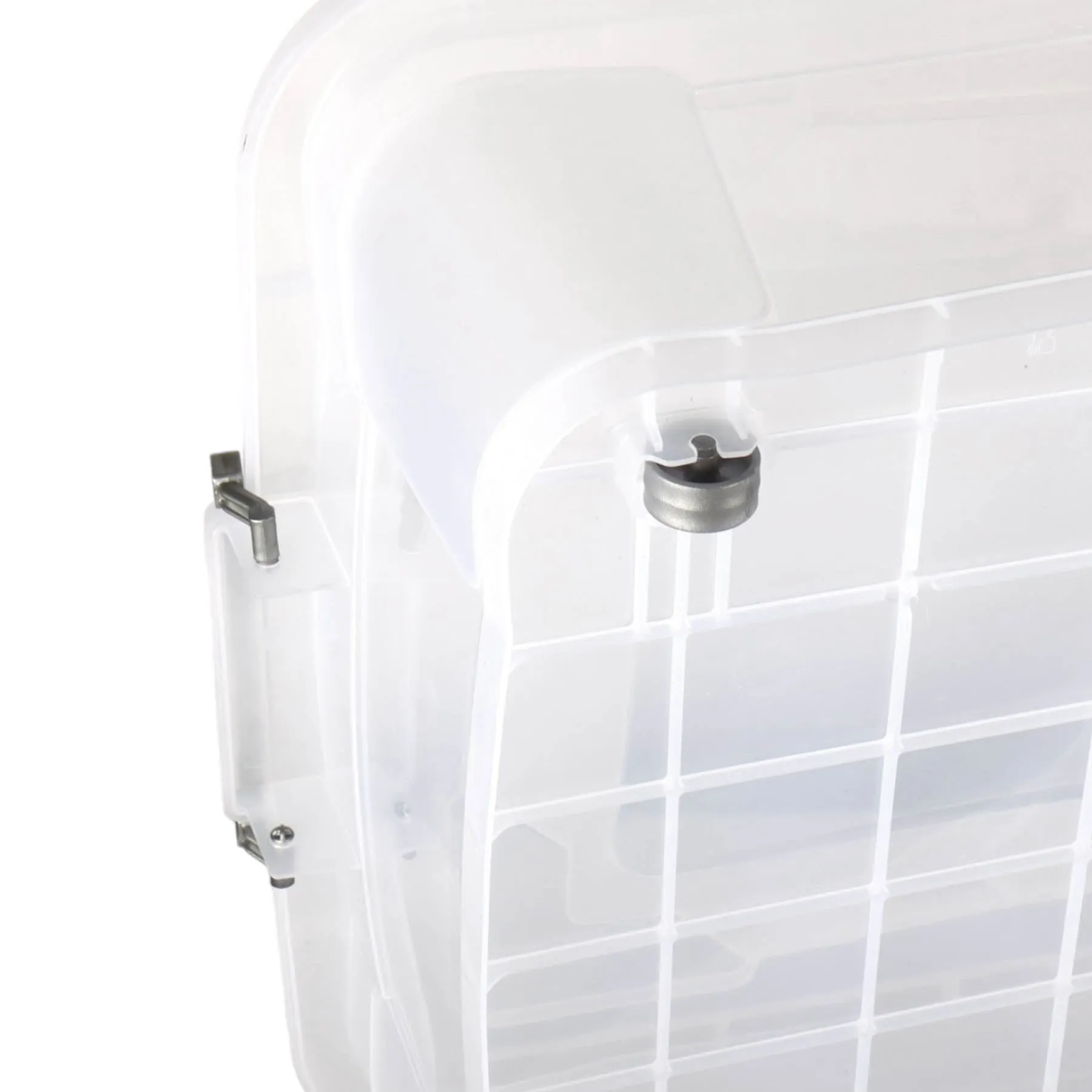 Titiz 40L Plastic Storage Utility Container Multi Box Rectangle with Wheel No4 E-513