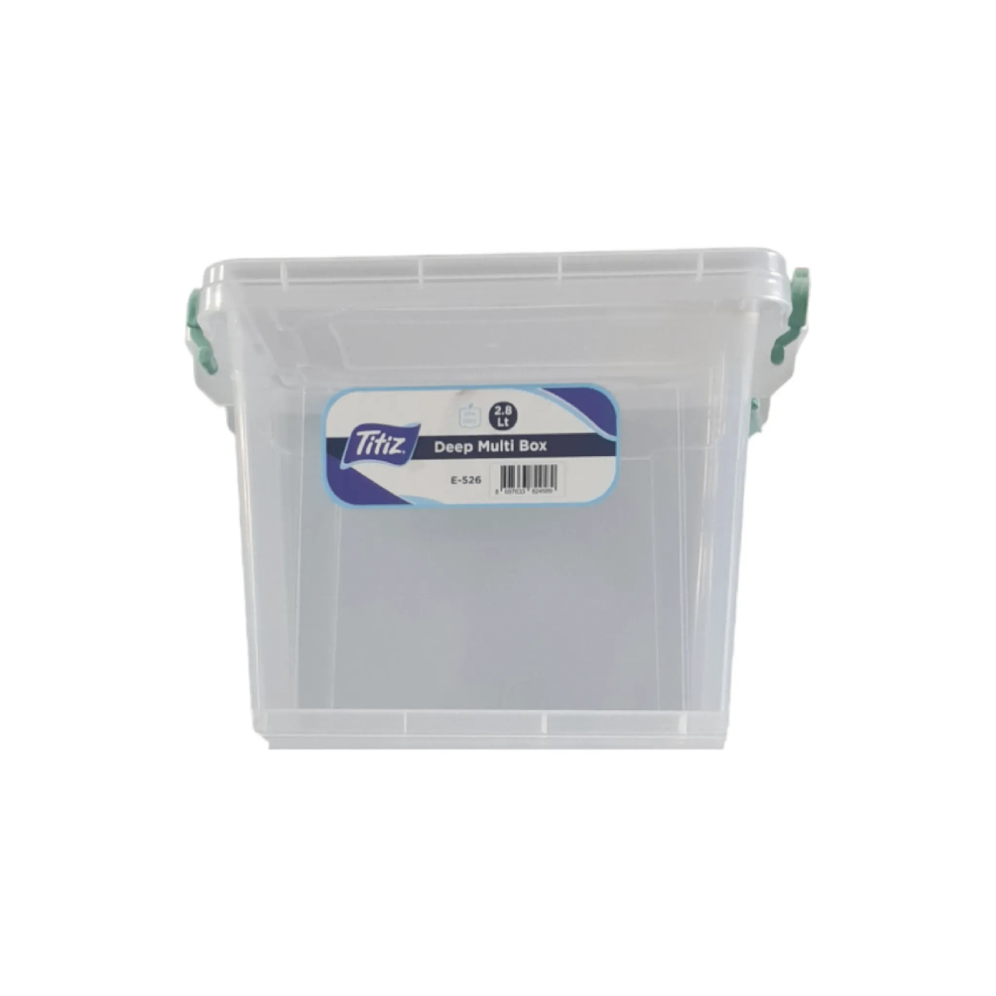 Titiz Plastic Deep Storage Utility Container Multi Box No.2 2.8L E-526