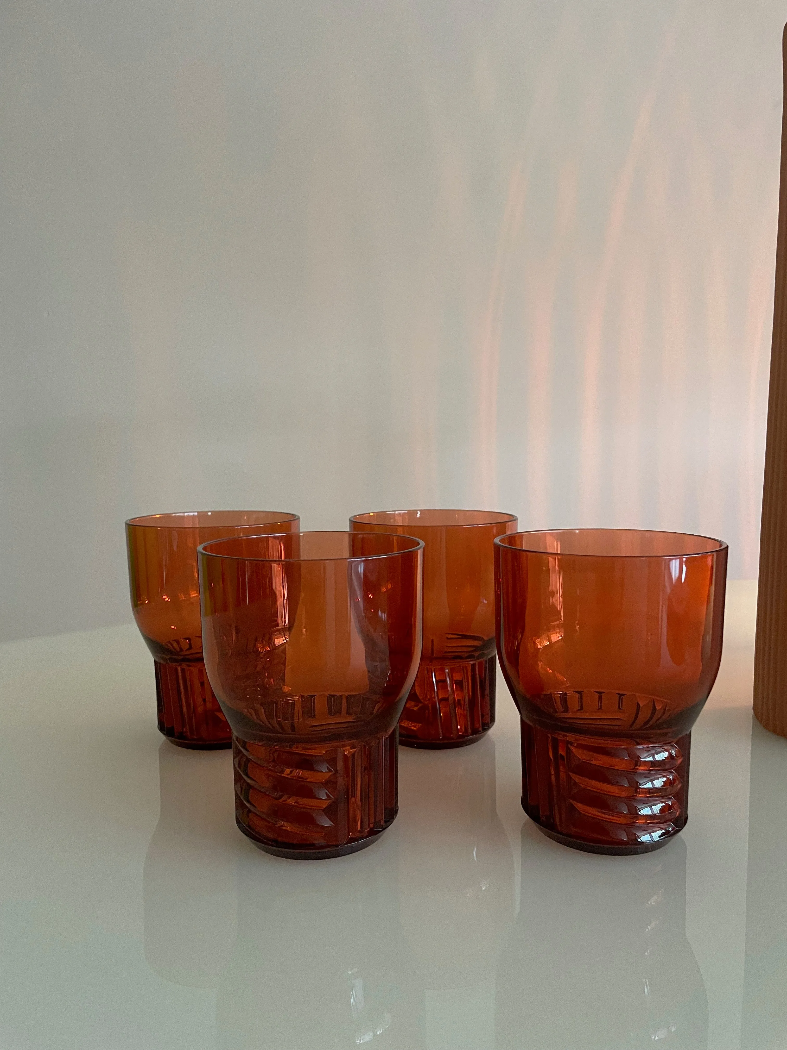 Trama Wine Glasses Pink