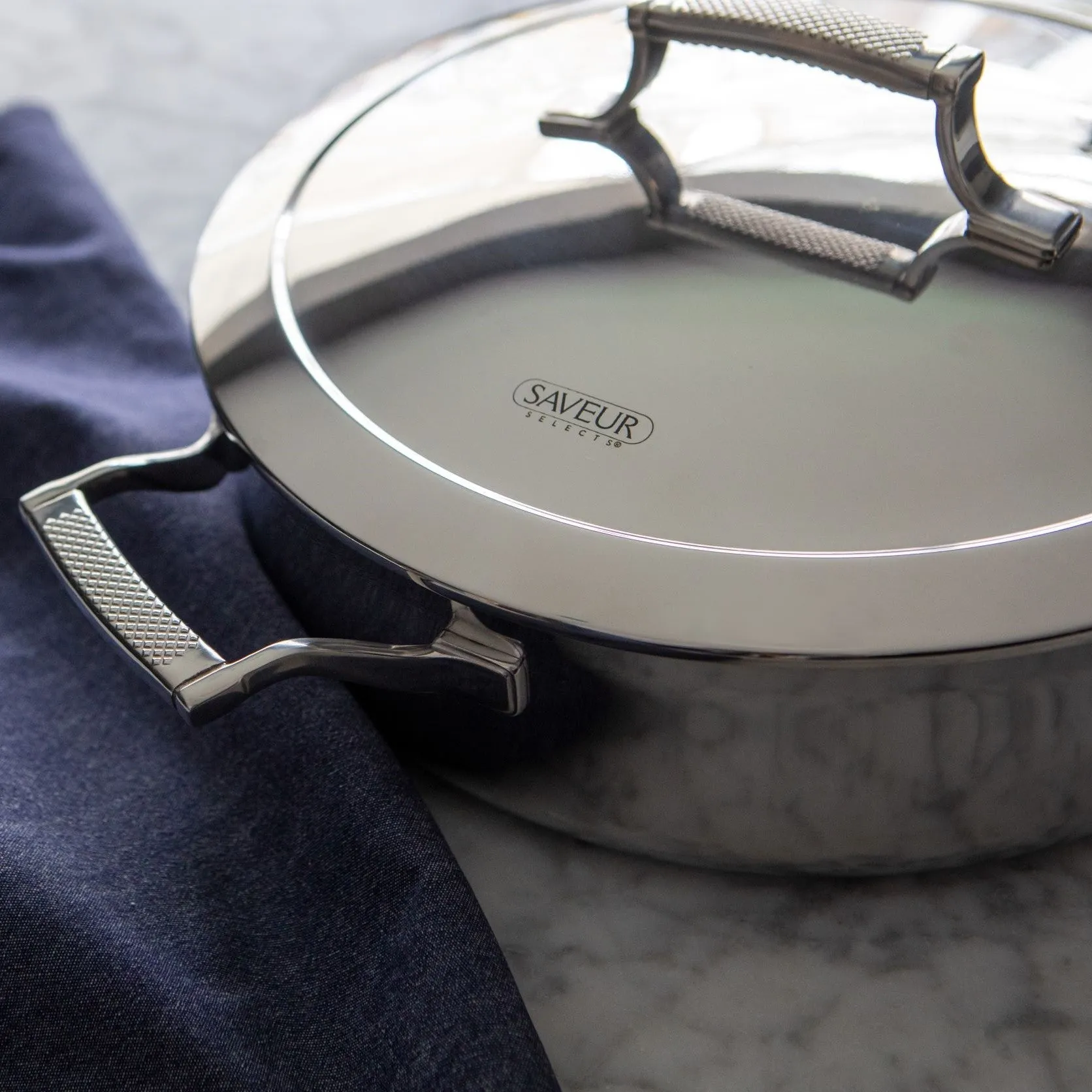 Tri-ply Stainless Steel Cookware, Set of 5