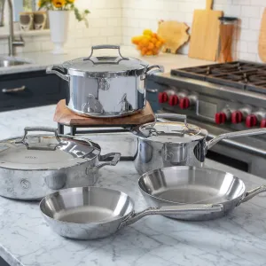 Tri-ply Stainless Steel Cookware, Set of 5