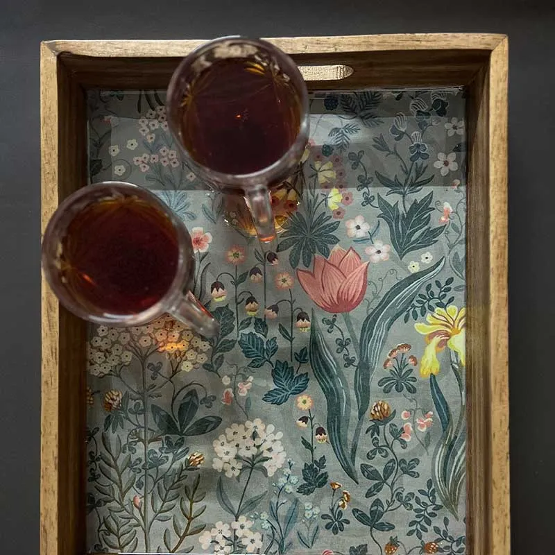 Tulip Enamelled Serving Tray