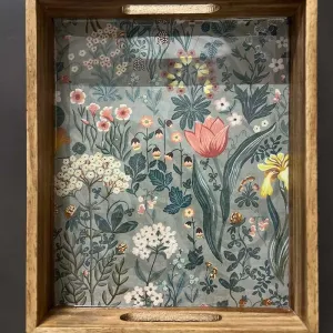 Tulip Enamelled Serving Tray