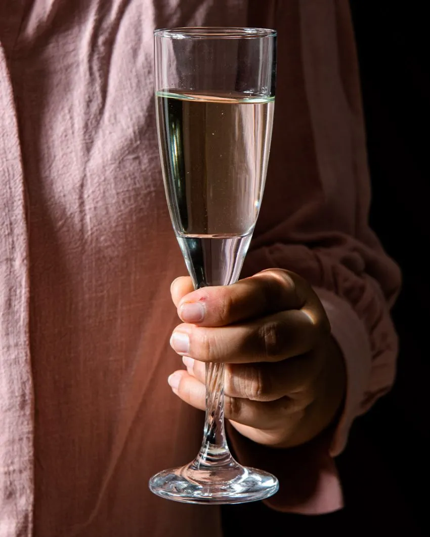 Twisted Stem Wine & Champagne Glasses | Set of 4