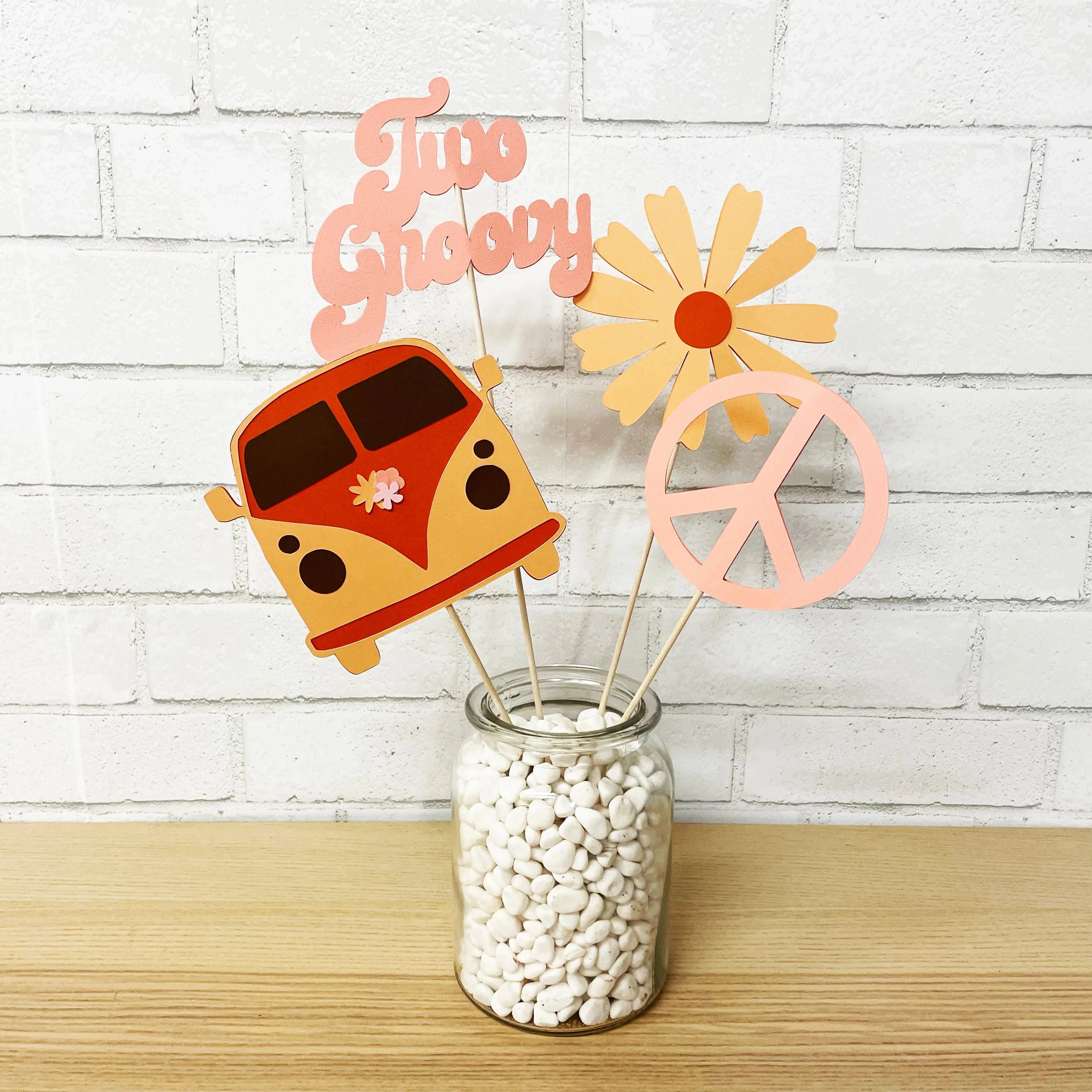 Two Groovy Centerpiece