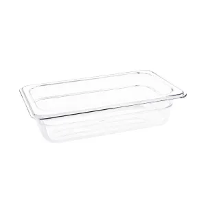 U236 Vogue Polycarbonate 1/4 Gastronorm Container 65mm Clear