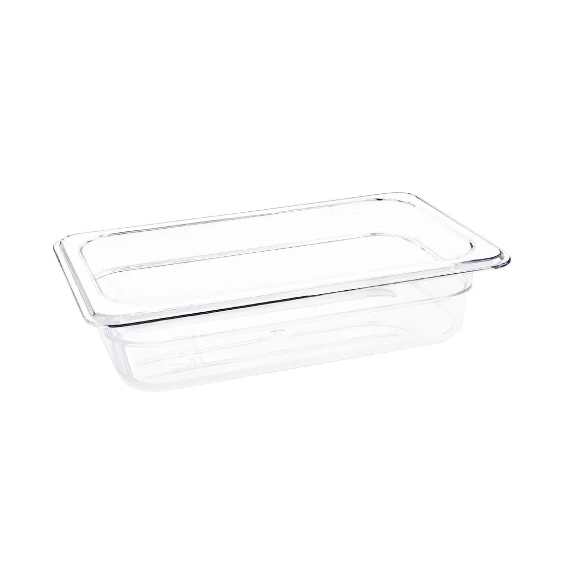 U236 Vogue Polycarbonate 1/4 Gastronorm Container 65mm Clear