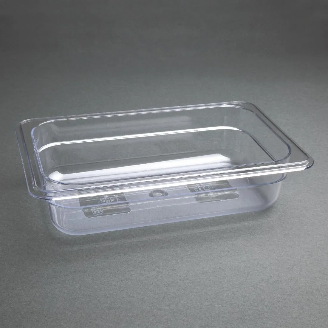 U236 Vogue Polycarbonate 1/4 Gastronorm Container 65mm Clear