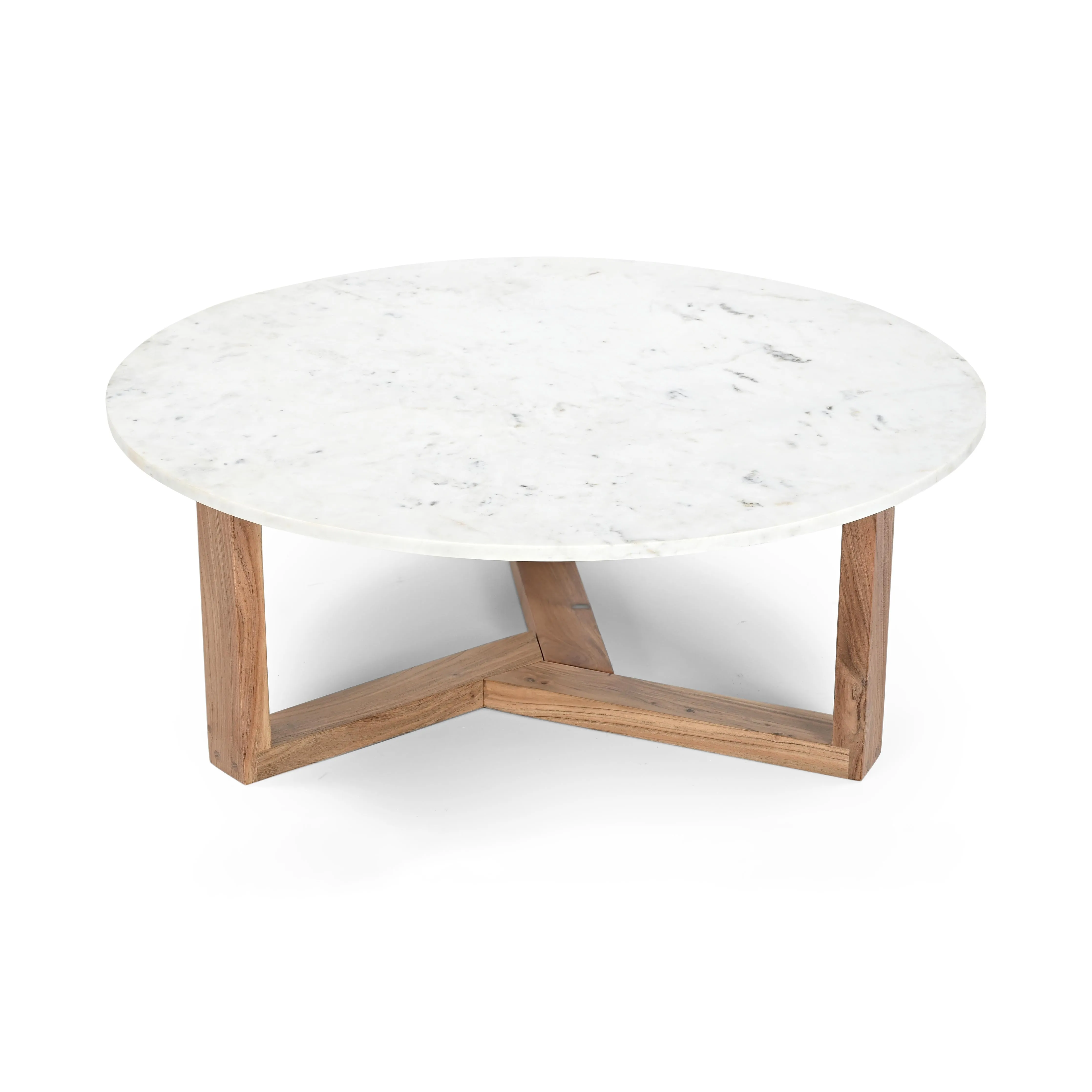 VENTURA Brown Acacia Coffee Table