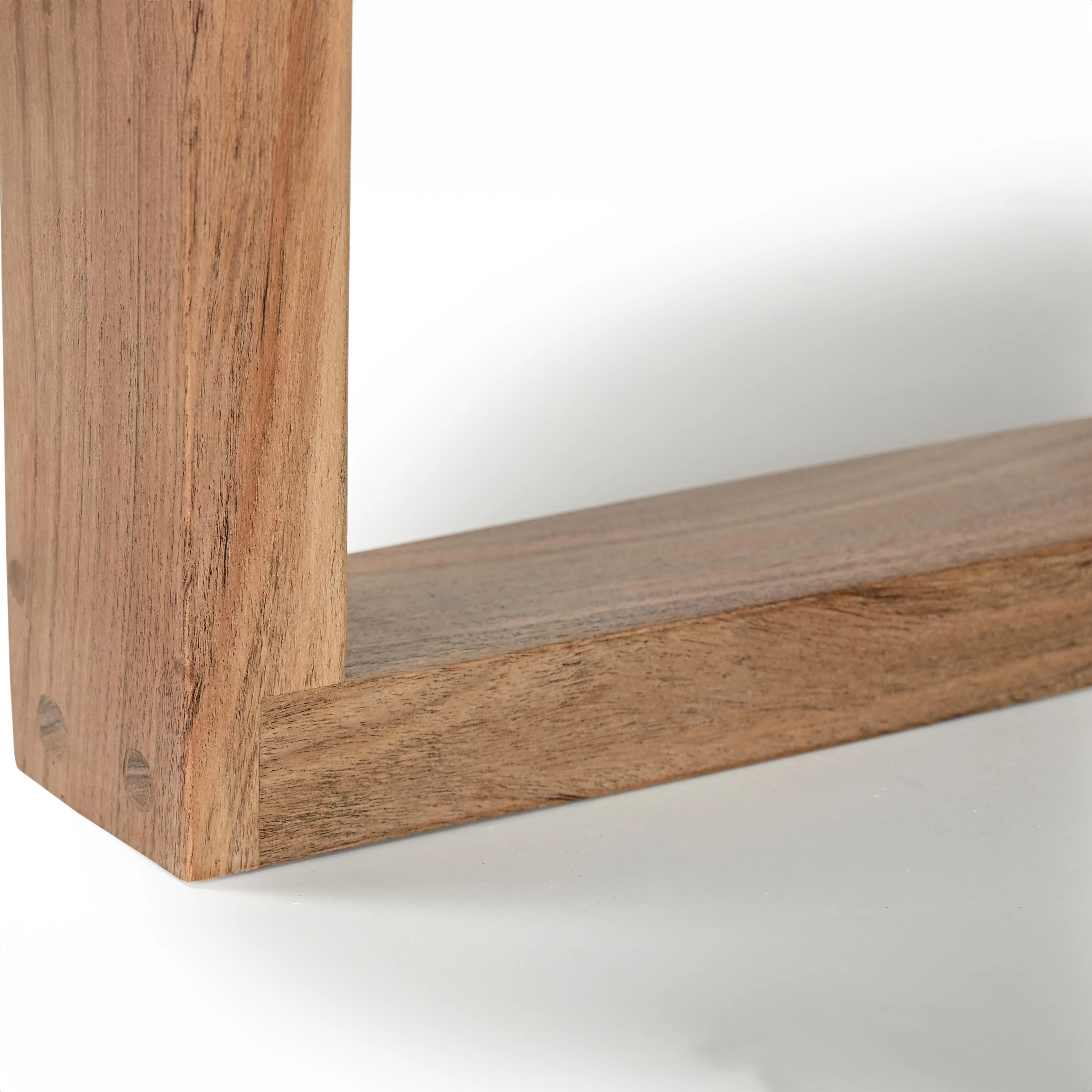 VENTURA Brown Acacia Coffee Table