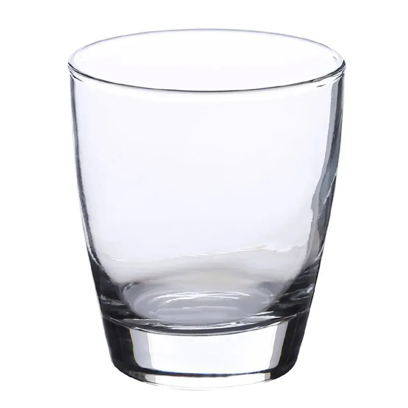 Viva Whiskey Glasses Clear Crystal Drinkware | Set of 6 | 4 x 4 inches | 380ml