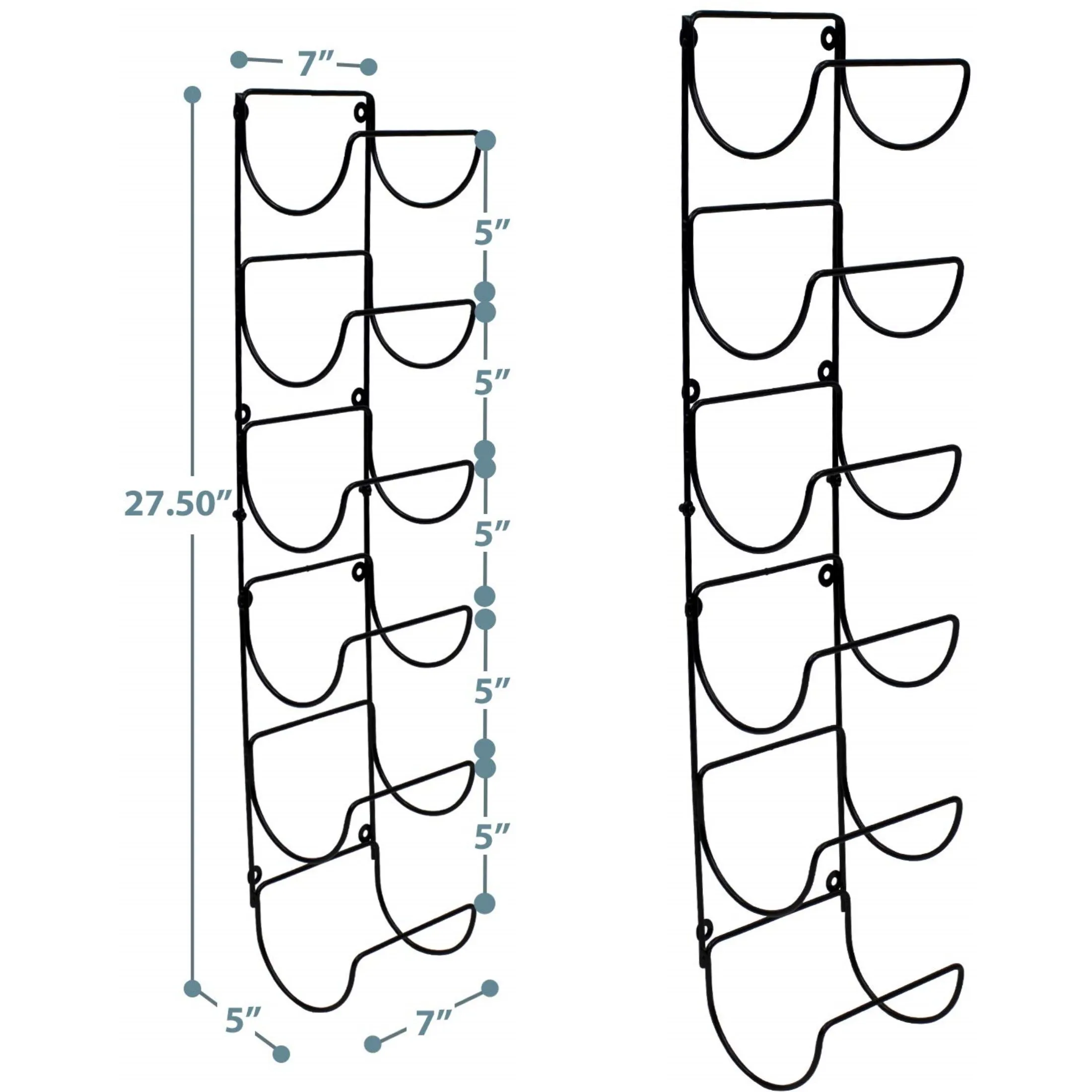 Wall Mount Towel Holder (6 Tier)