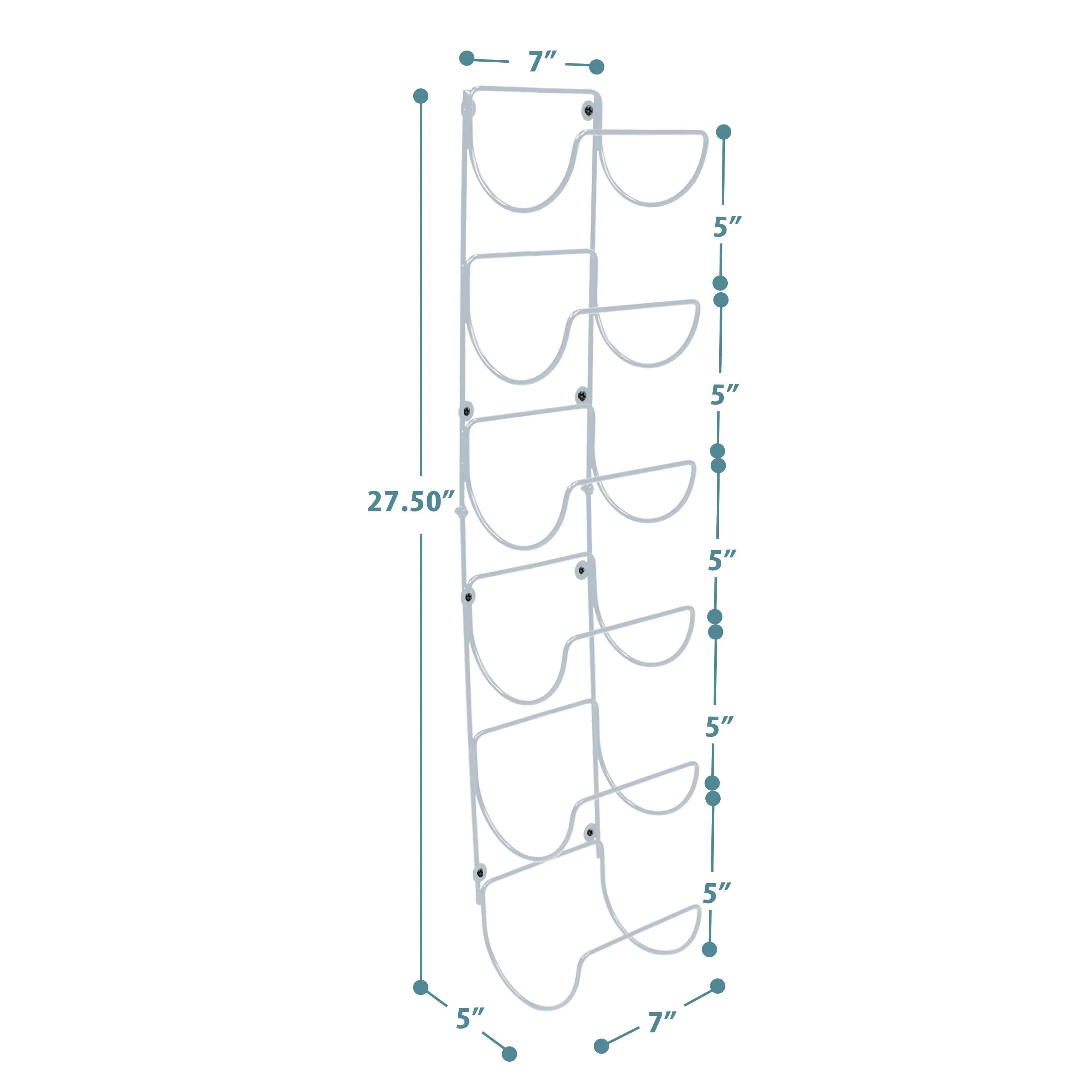 Wall Mount Towel Holder (6 Tier)