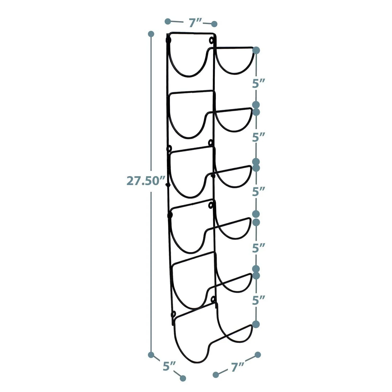 Wall Mount Towel Holder (6 Tier)