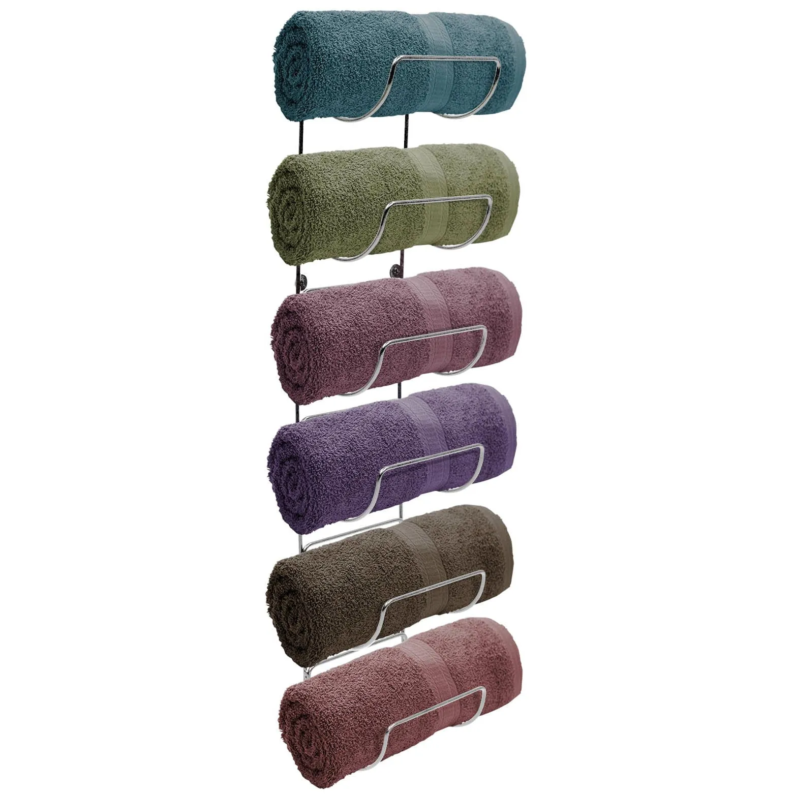 Wall Mount Towel Holder (6 Tier)