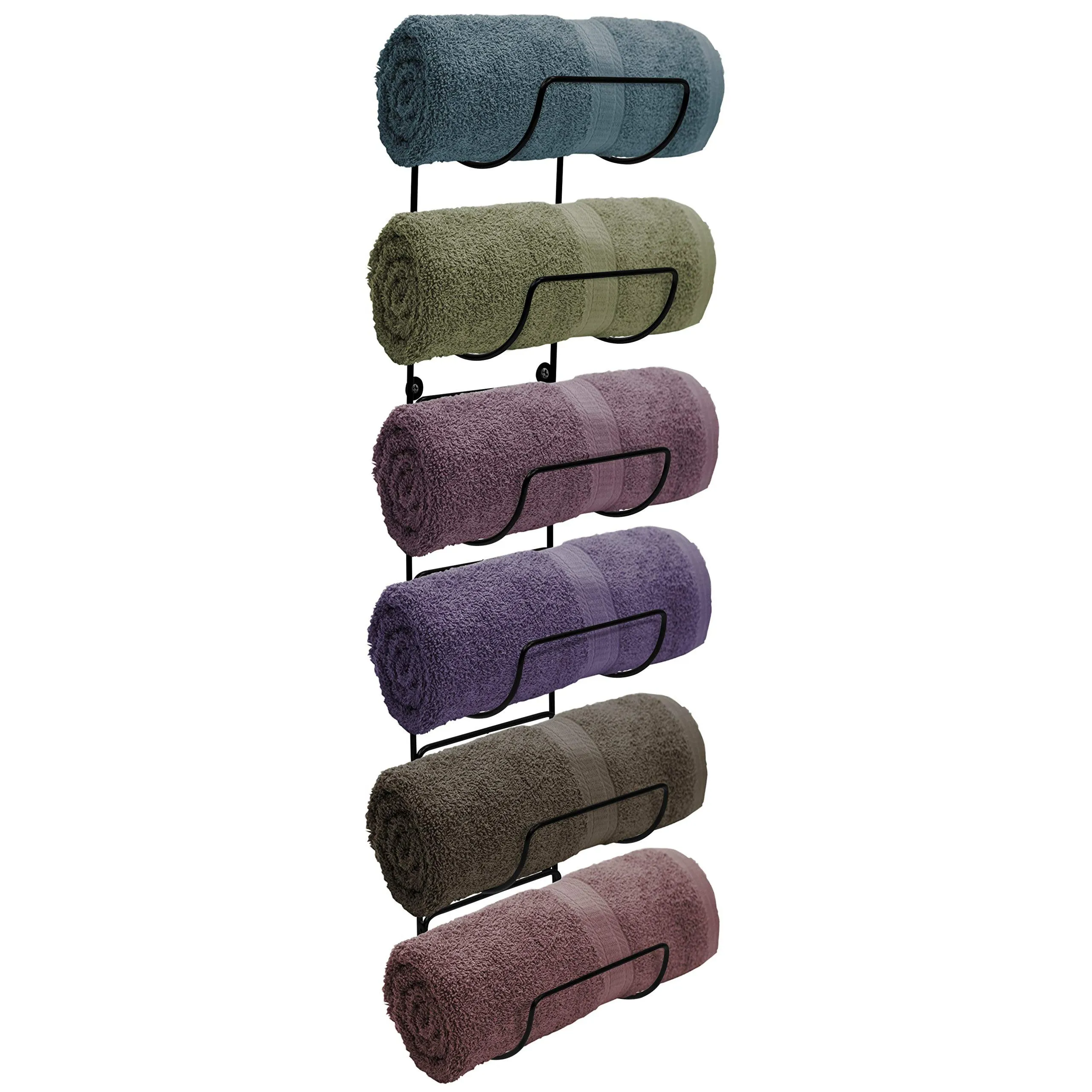 Wall Mount Towel Holder (6 Tier)