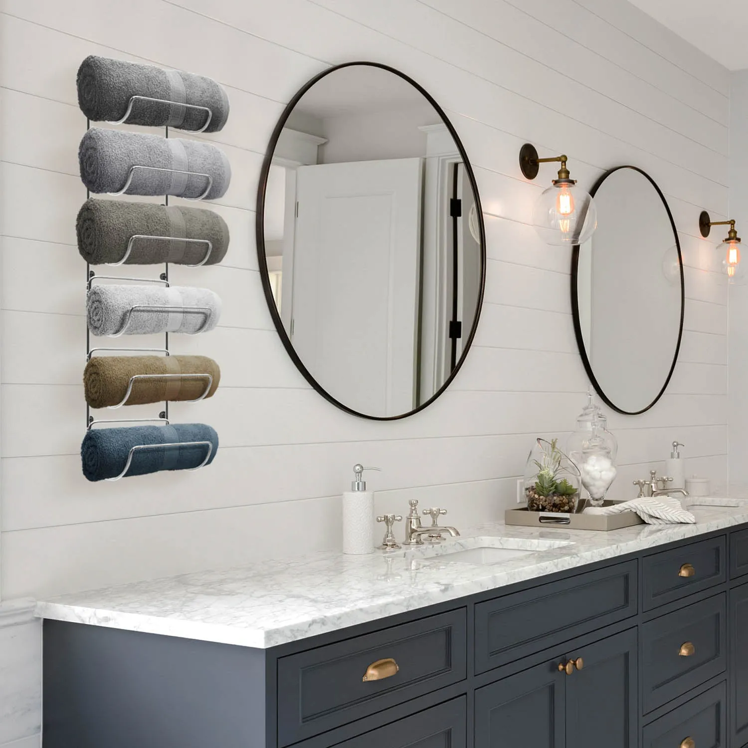Wall Mount Towel Holder (6 Tier)