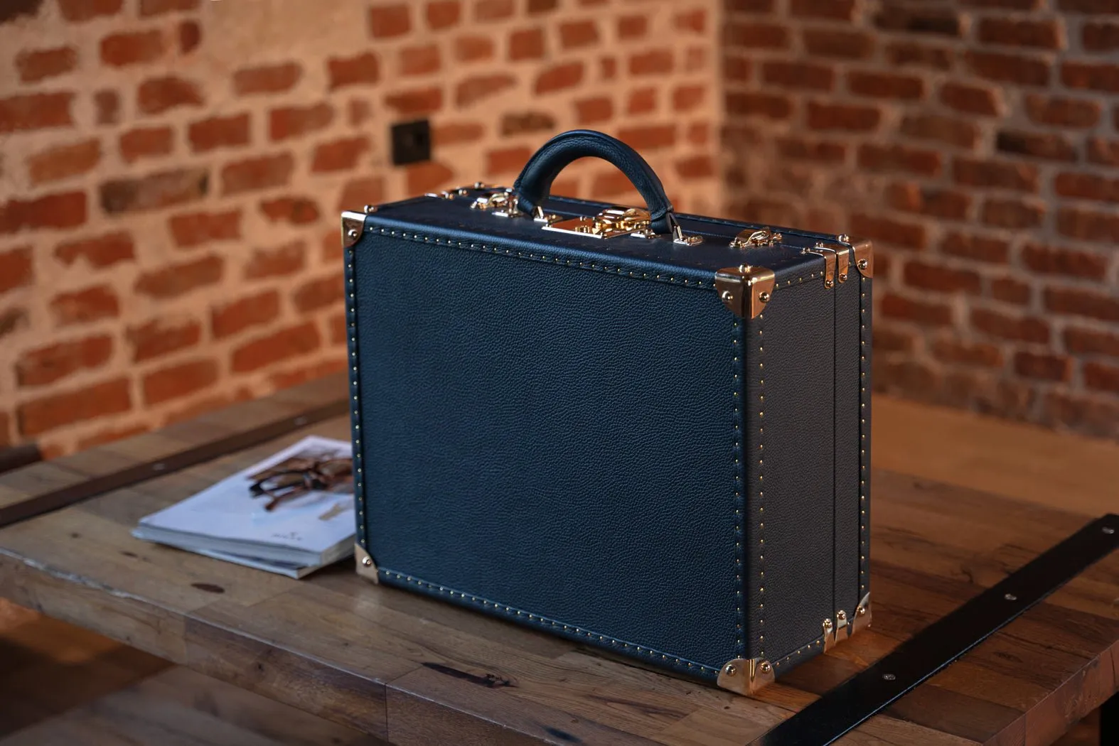 Watch Trunk - Togo Dark Blue