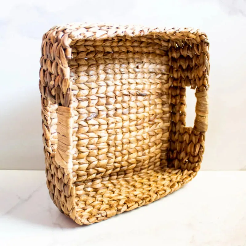 Water Hyacinth Boxy Tray