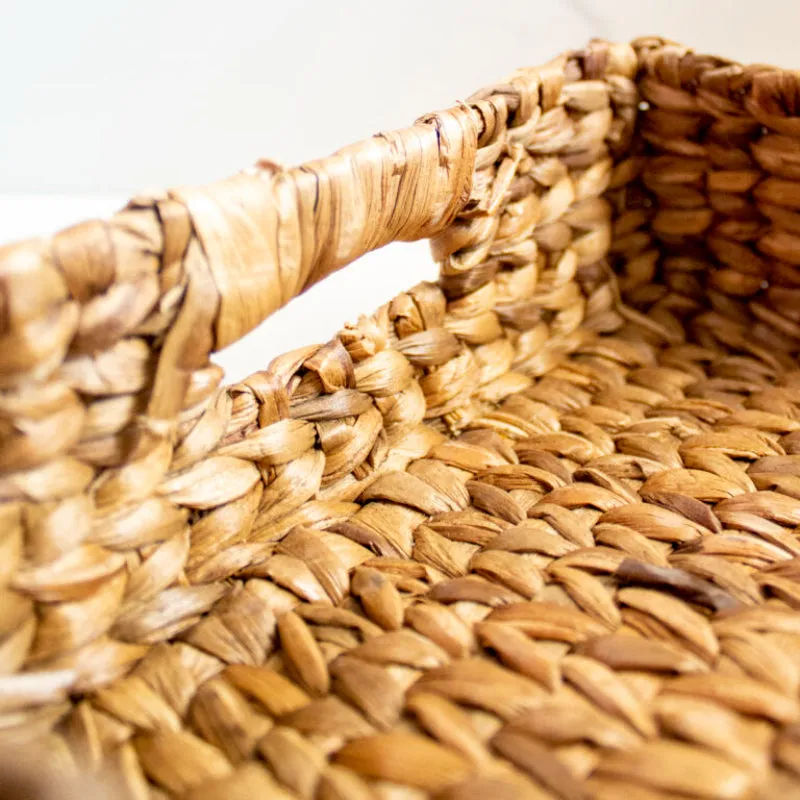 Water Hyacinth Boxy Tray