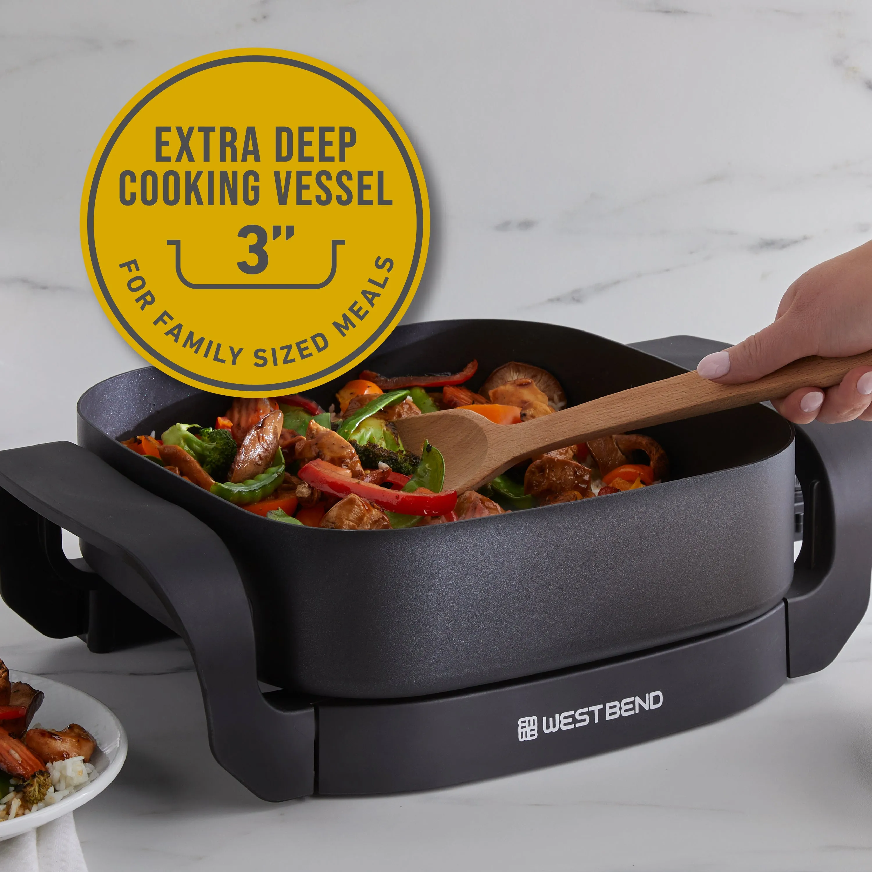 West Bend 12" Electric Skillet with Non-Stick Coating