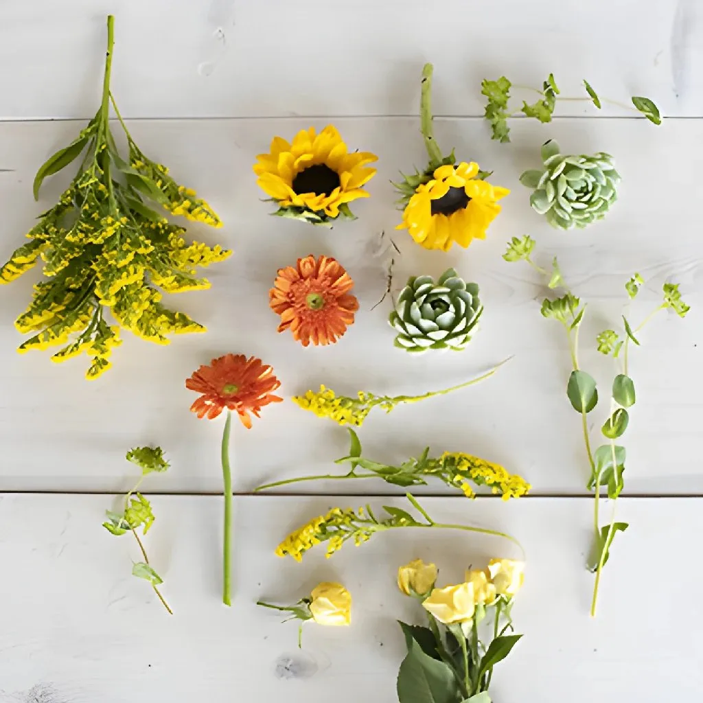 Wildflower Succulent Centerpiece