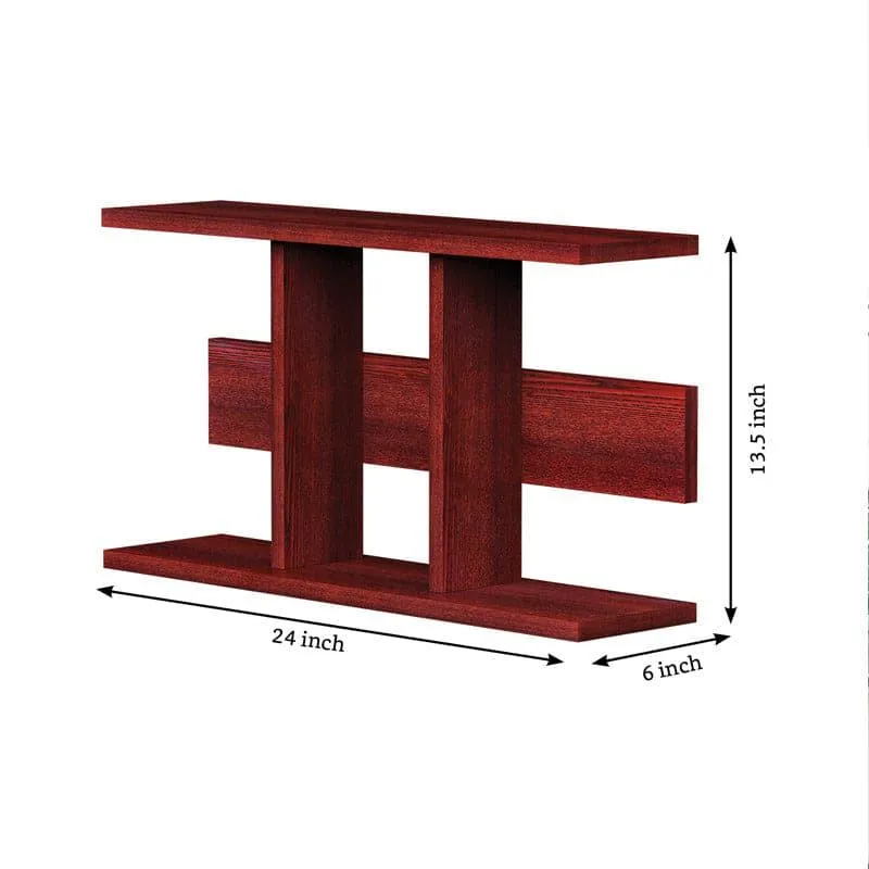 Wimona Wall Shelf - Mahogany