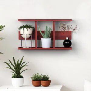 Wimona Wall Shelf - Mahogany